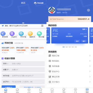 FIL矿机系统/以太坊矿机/FIL+CHIA+BZZ/USDT链上充提/区块链矿机系统源码-666源码