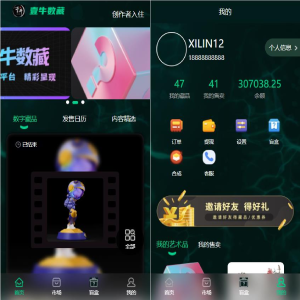 uniapp版NFT交易数字藏品系统/艺术品3D合成盲盒交易/二级市场/支持上链-666源码