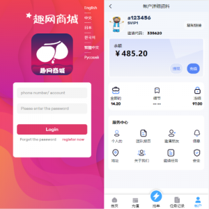 多语言订单自动匹配系统/海外抢单刷单系统/分组杀/代理后台-666源码