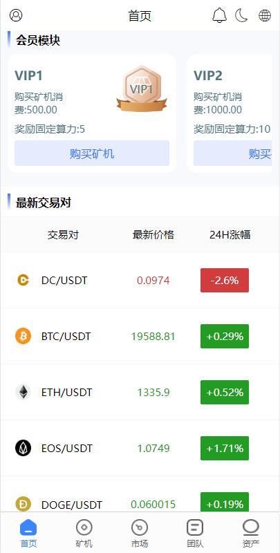 图片[4]-多语言海外矿机系统/质押锁仓/市场交易/全球分红/三级分销-666源码