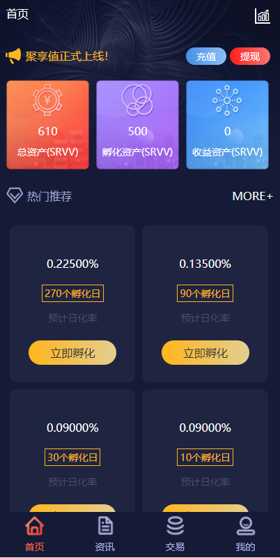 图片[1]-区块链理财/虚拟币养成/算力节点可调节-666源码
