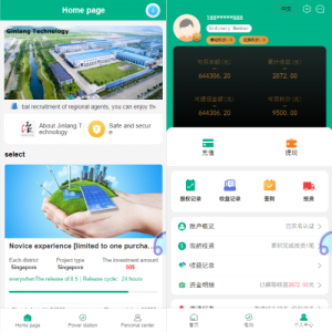 海外光伏电站投资理财系统/多语言项目投资源码-666源码