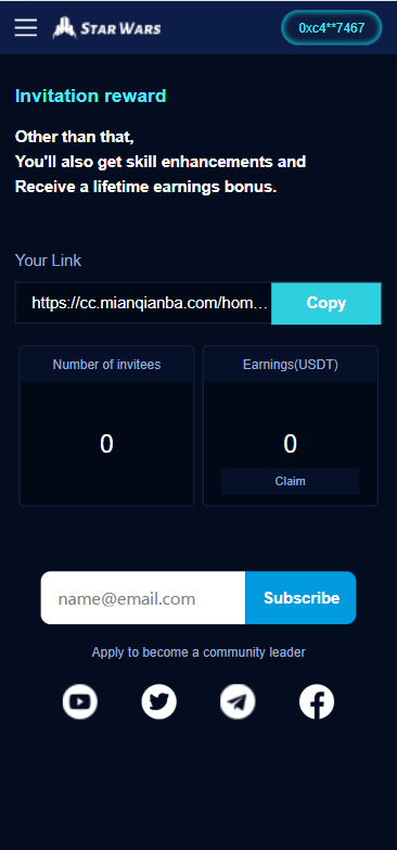 图片[2]-英文版星球大战区块链/锁仓挖矿/挖矿投资系统/MetaMask登录-666源码