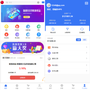 出海版多语言国际理财返利资金/八国语言基金海外项目投资金融源码-666源码