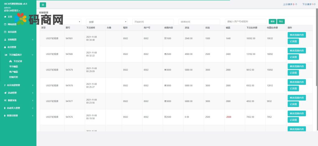 图片[12]-多语言伪交易所/外汇微盘系统/完美BTC/USDT交易所/前后端分离-666源码